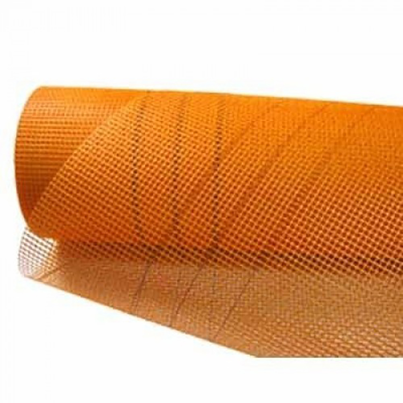 Склосітка армувальна, щільність 340 г/м2, чарунка 5x5 см, рулон 1x25 м, колір помаранчевий